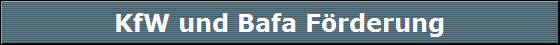 KfW und Bafa Frderung